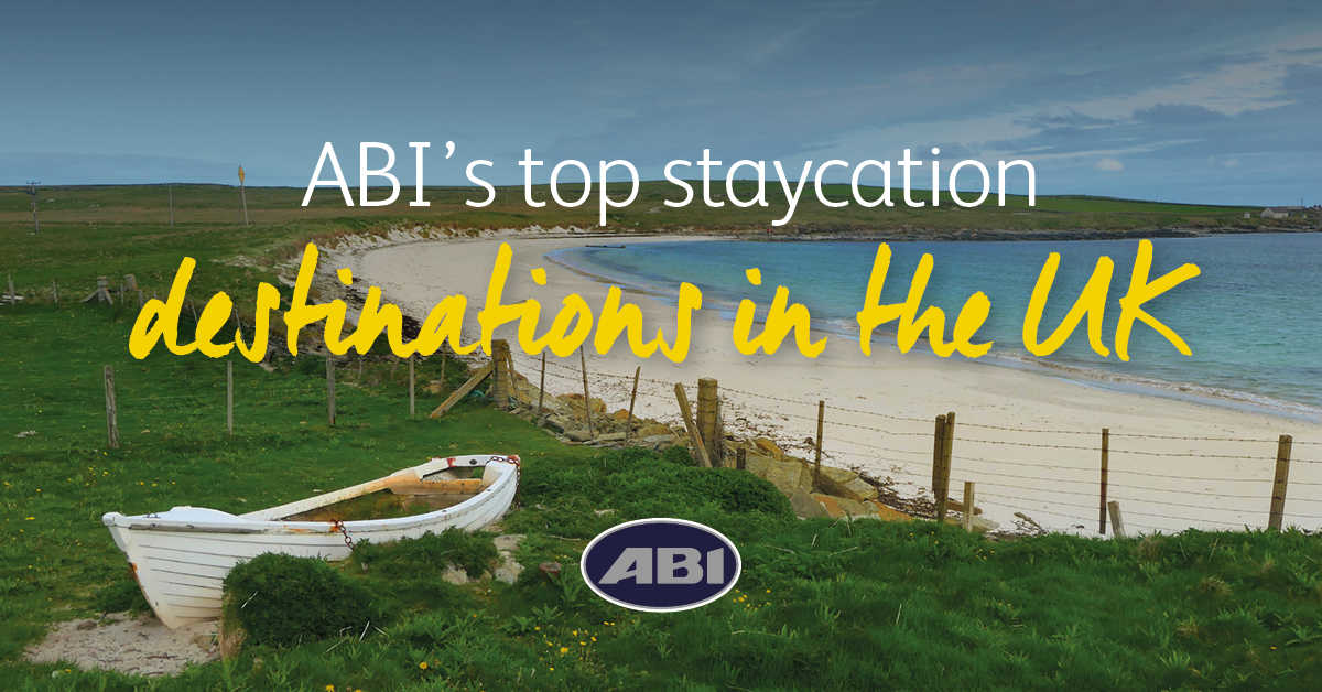 ABI’s top staycation locations in the UK